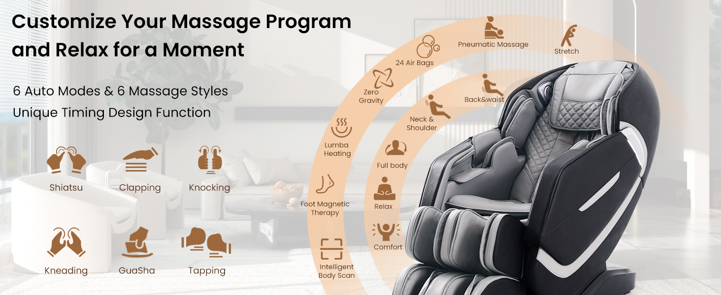 4D Massage Chair Full Body