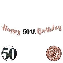 50th Birthday Decorations for Women happy 50th birthday banner 50th birthday banner for women