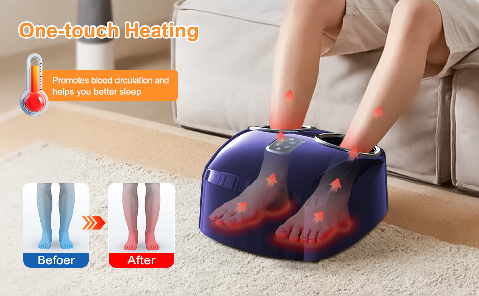 The heating function promotes blood circulation