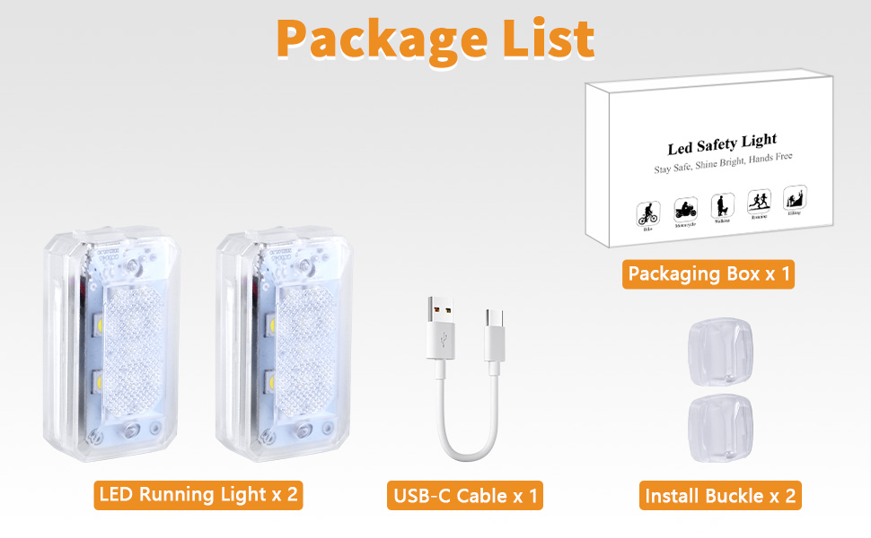 rechargeable runner light