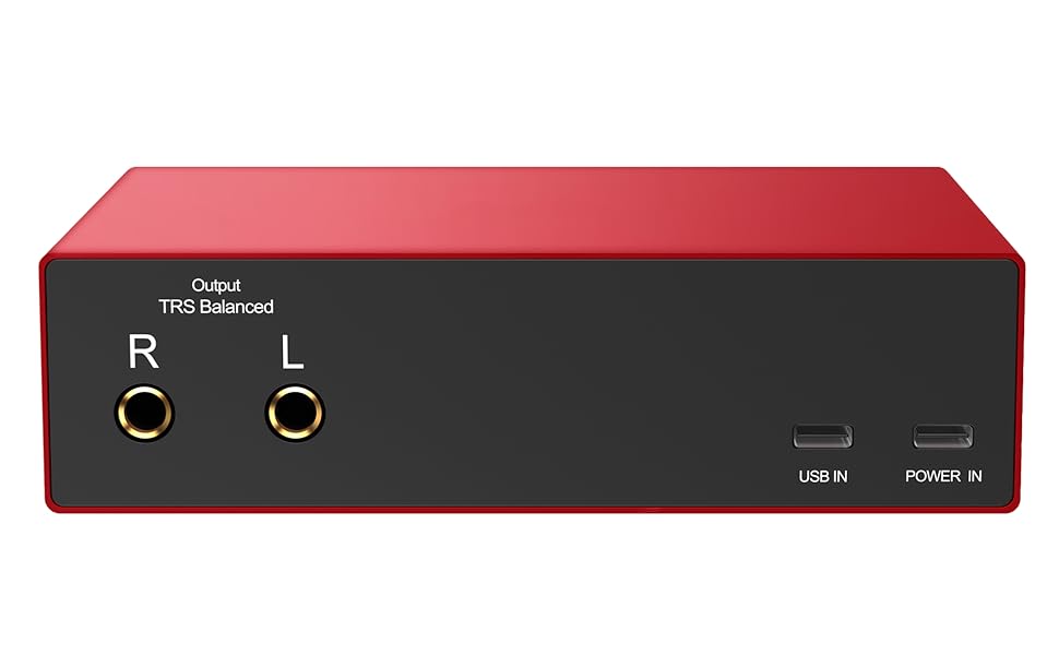 USB Audio Interfaces 24bit/192 kHz, Computer Audio Interfaces with Headphone Amplifier for PC