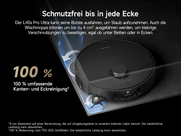 Schmutzfrei bis in jede Ecke