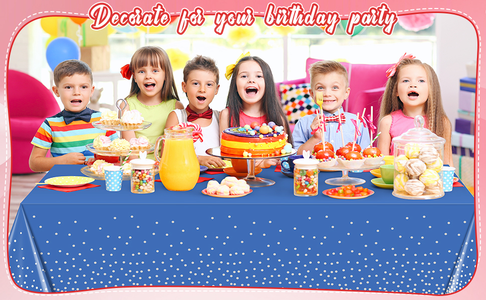 plastic tablecloth for parties