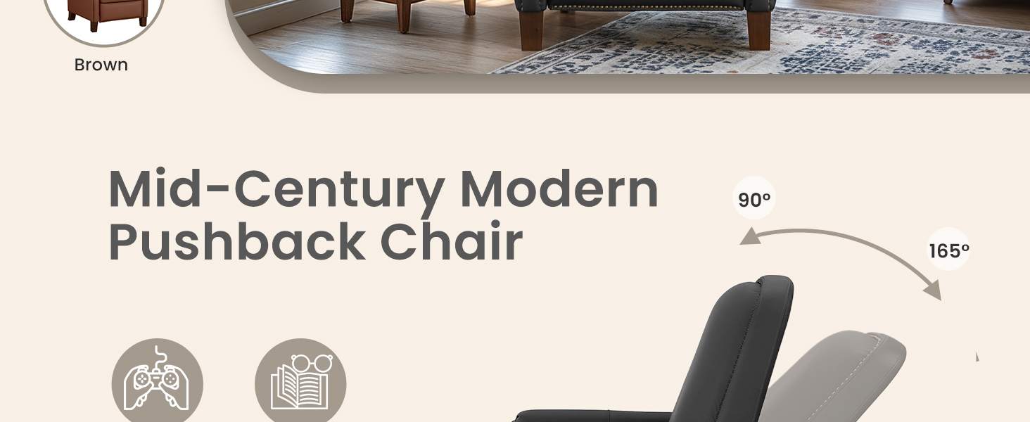 Adjustable Single Upholstered Sofa