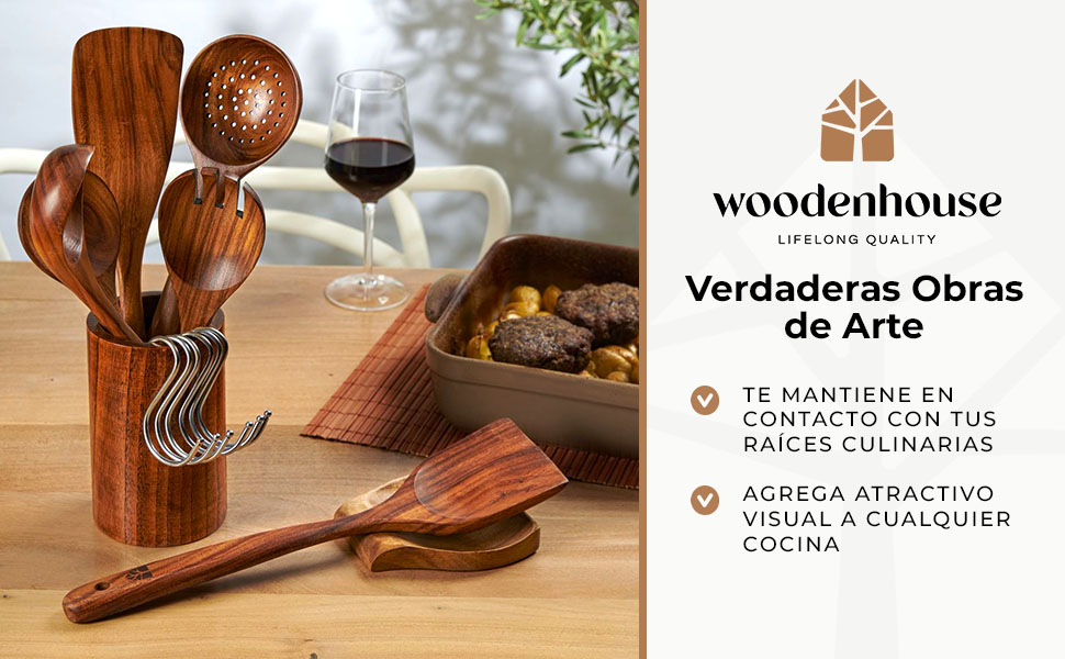 Utensilios de cocina de madera