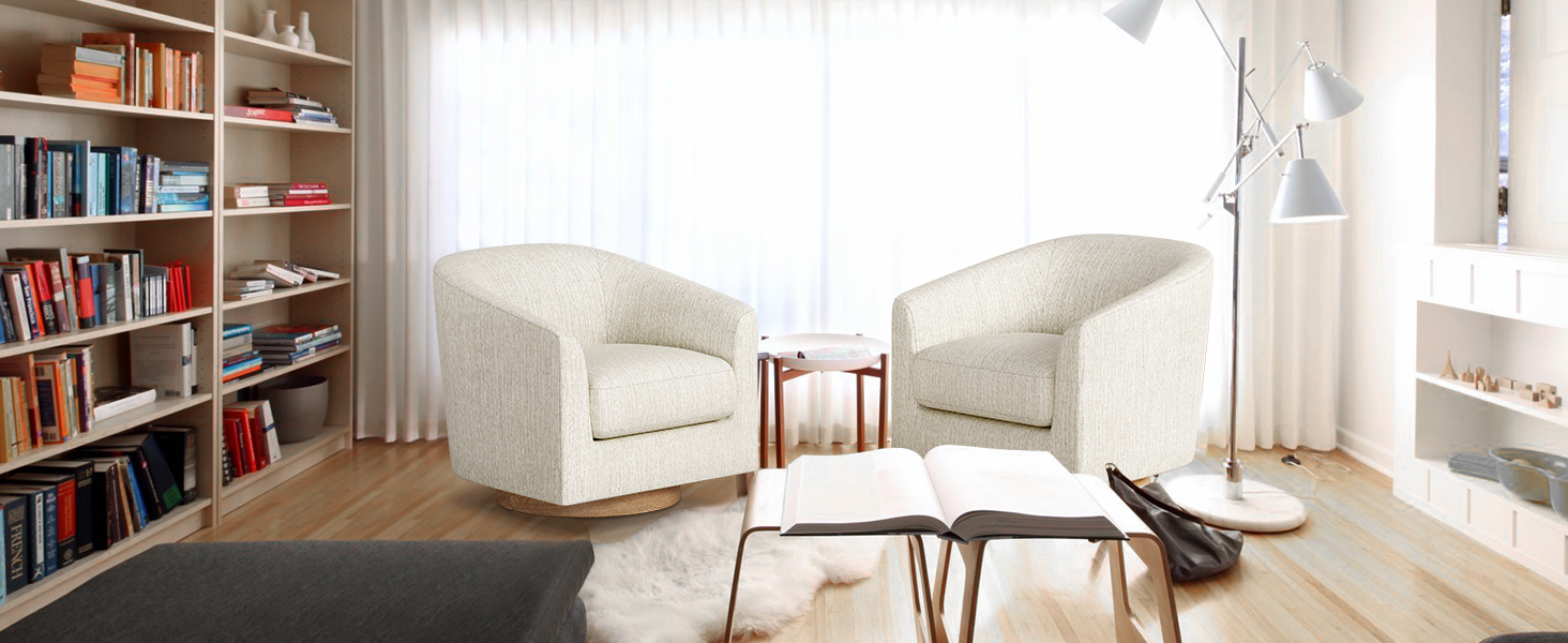 white accent chair