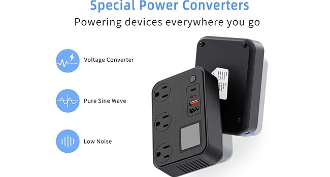 Universal Travel Converter, Travel Adapter, International Converter