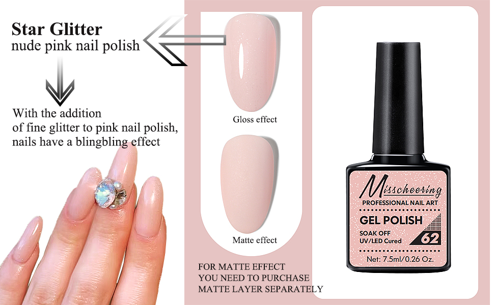 pink nail polish 