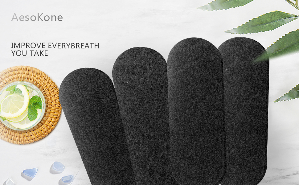 AesoKone 15 Pack Ceiling Fan Filters for Blades, Air Filters with