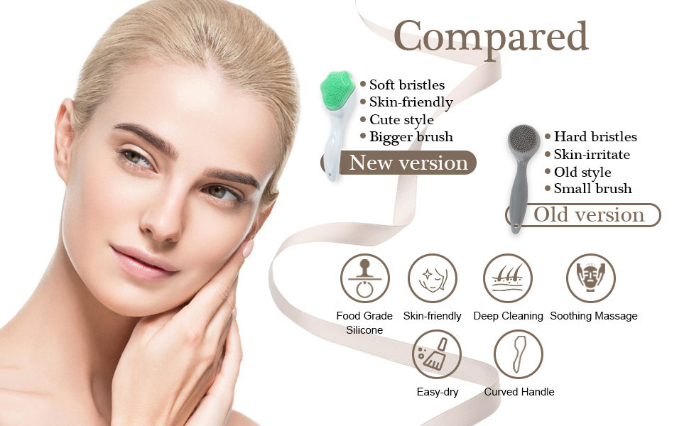 silicone face scrubber