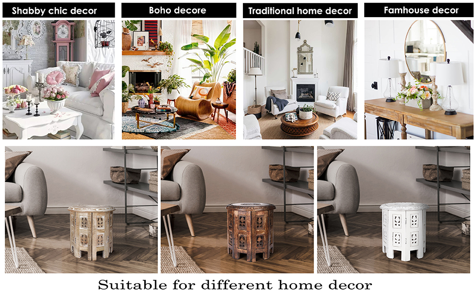 wood side table,chess table,round end table,small side table,white end table, coffee table