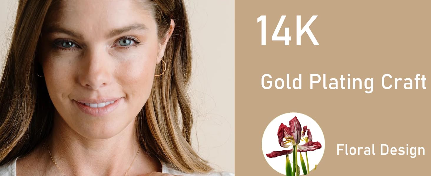 Birth Flower Disc Necklace