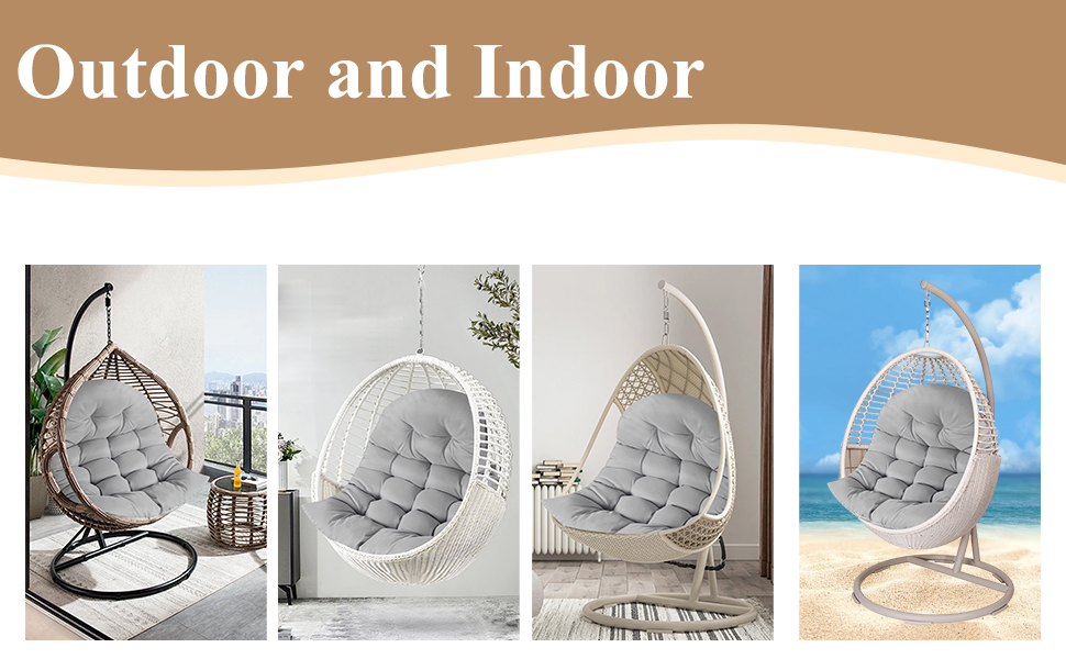 Our hammock chair cushions perfect for bedroom, living room, office chair, garden and so on.