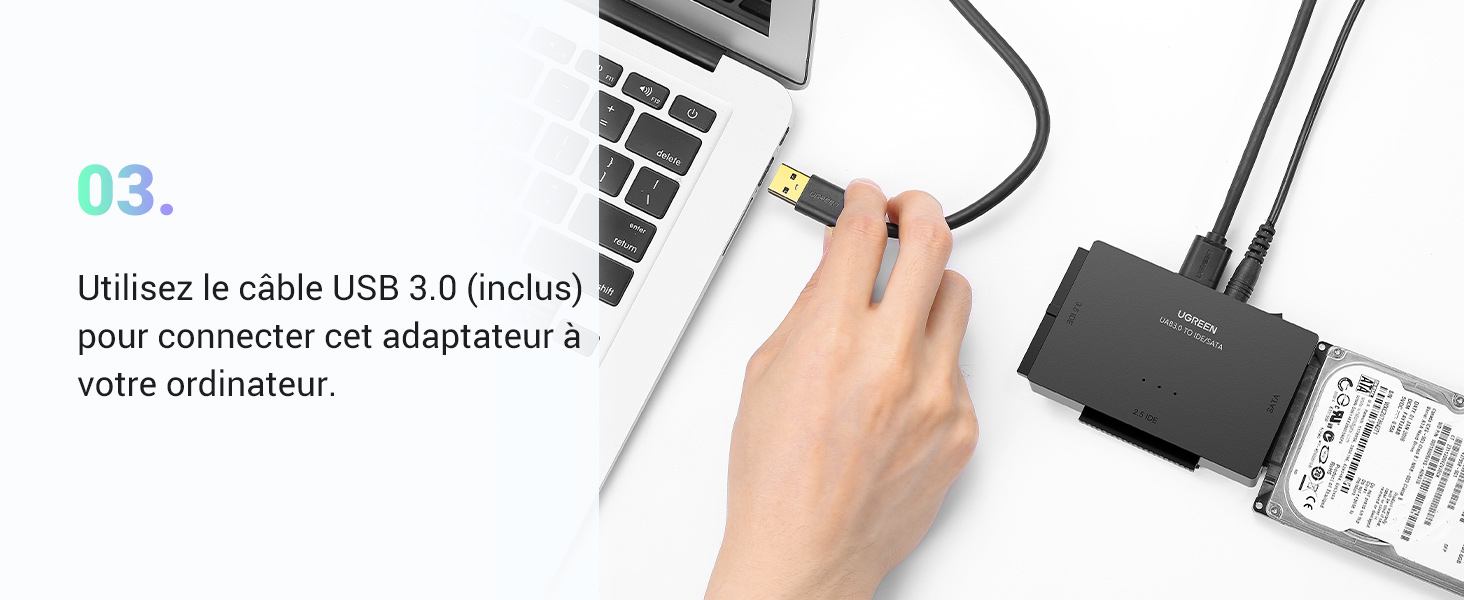 Adaptateur Disque Dur IDE SATA