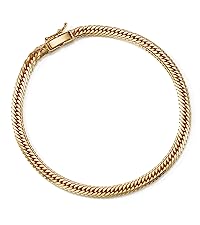 テツ15000円45㎝5㎜ヴェルメイユネックレス、ブレスレット19㎝、6㎜ Amazon.co.jp: [SPERANZA] K18 18金 喜平 ブレスレット 6面