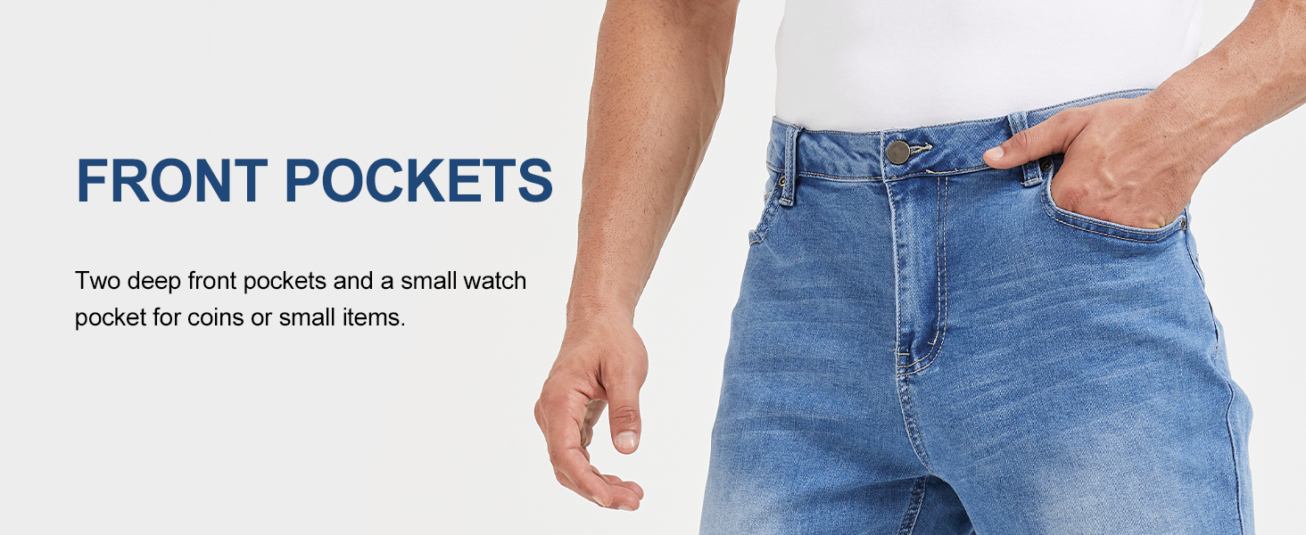 Zylioo 38,36,34 Inseam Tall Jeans for Men，Extra Tall Slim