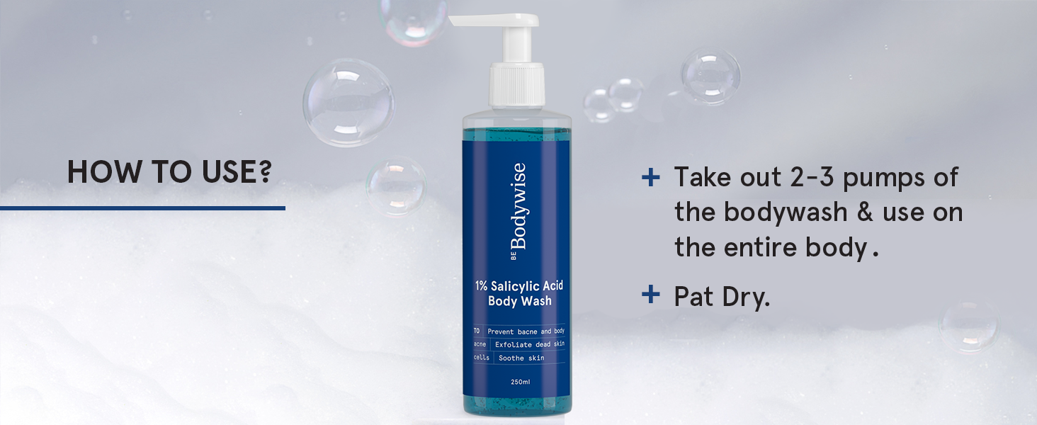 Buy Bodywise 1 Salicylic Acid Body Wash, 500ml Helps to Prevent Body