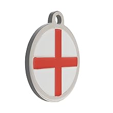 design round st george pet id tag