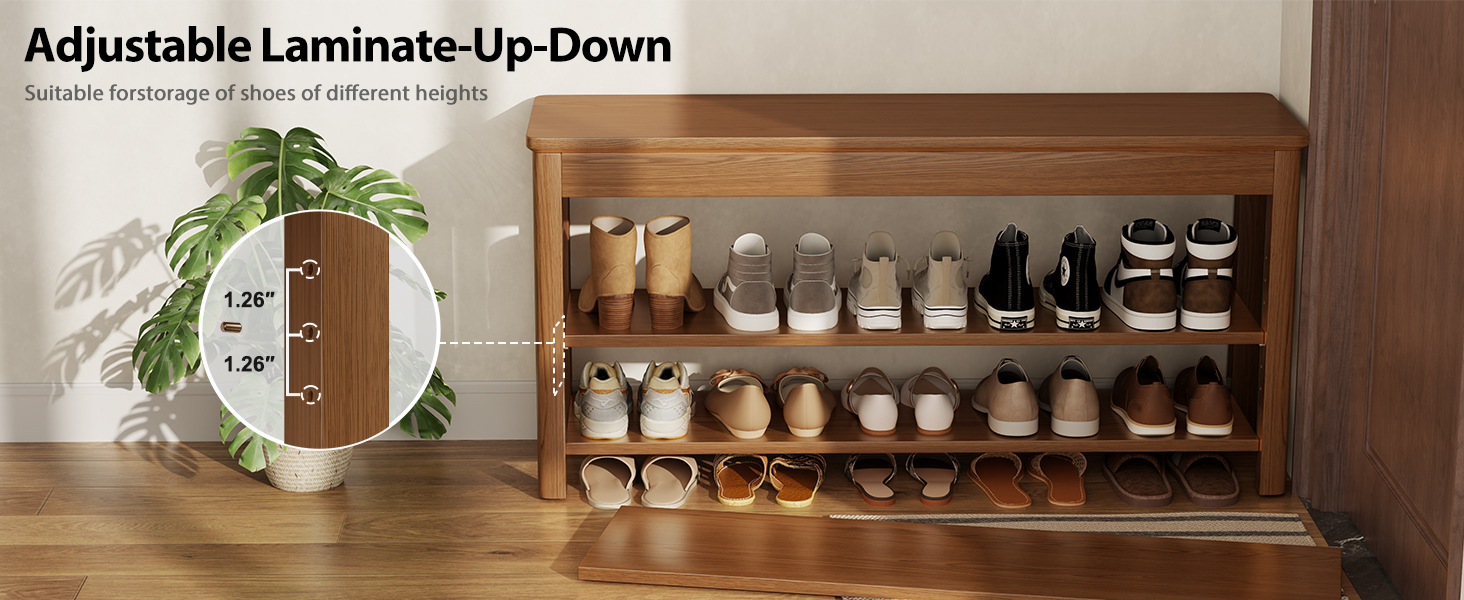 shoe rack for front door entrance