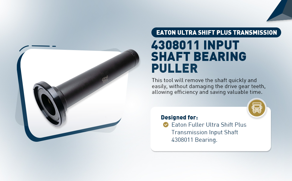 Oni Tools Input Shaft Bearing Puller for Eaton Fuller Ultra Shift Plus Transmission
