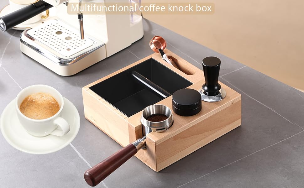Espresso tamping station knock box,Espresso tamper station