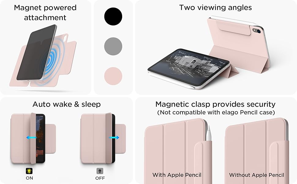 elago Smart Folio Case Compatible with iPad Mini 8.3 inch