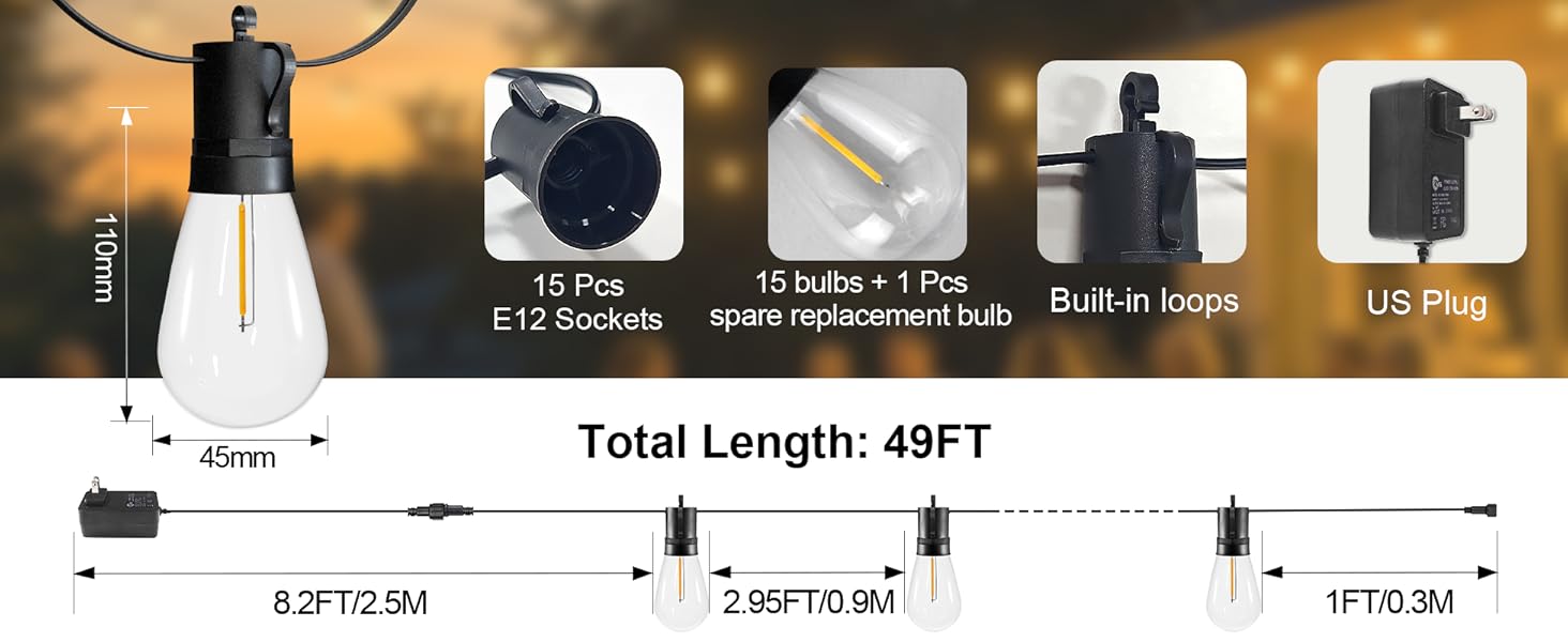 24v led string lights