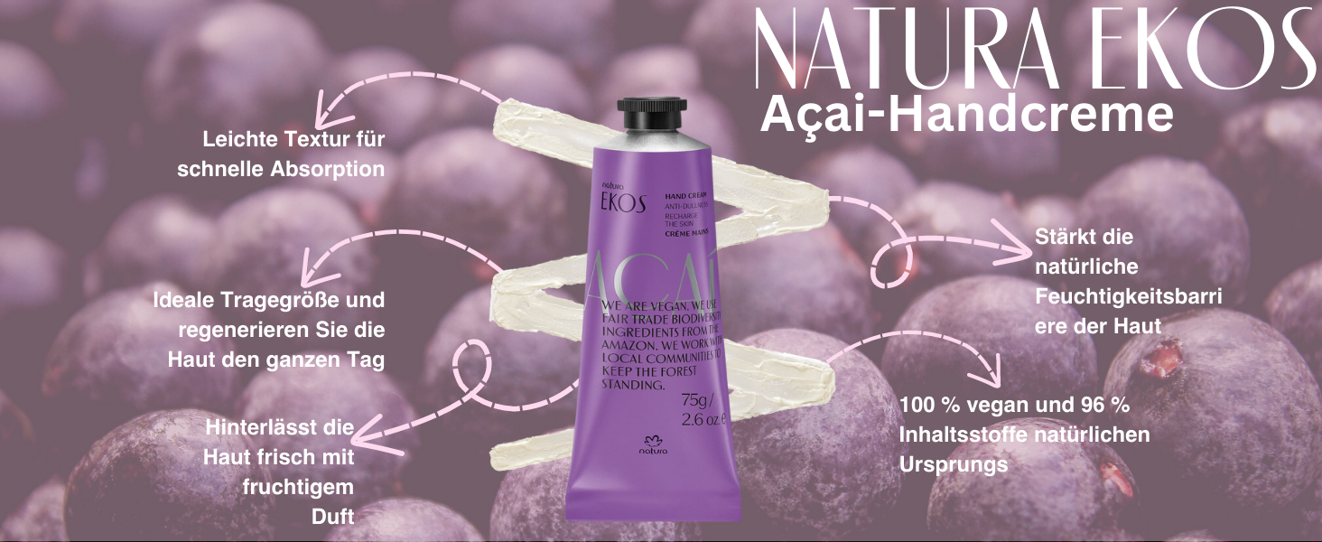 Natura Ekos Acai-Handcreme