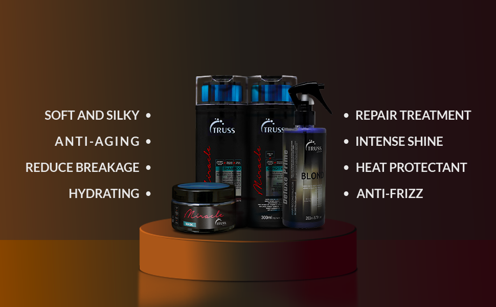 deluxe prime blond hair toner, mask, shampoo and conditioner