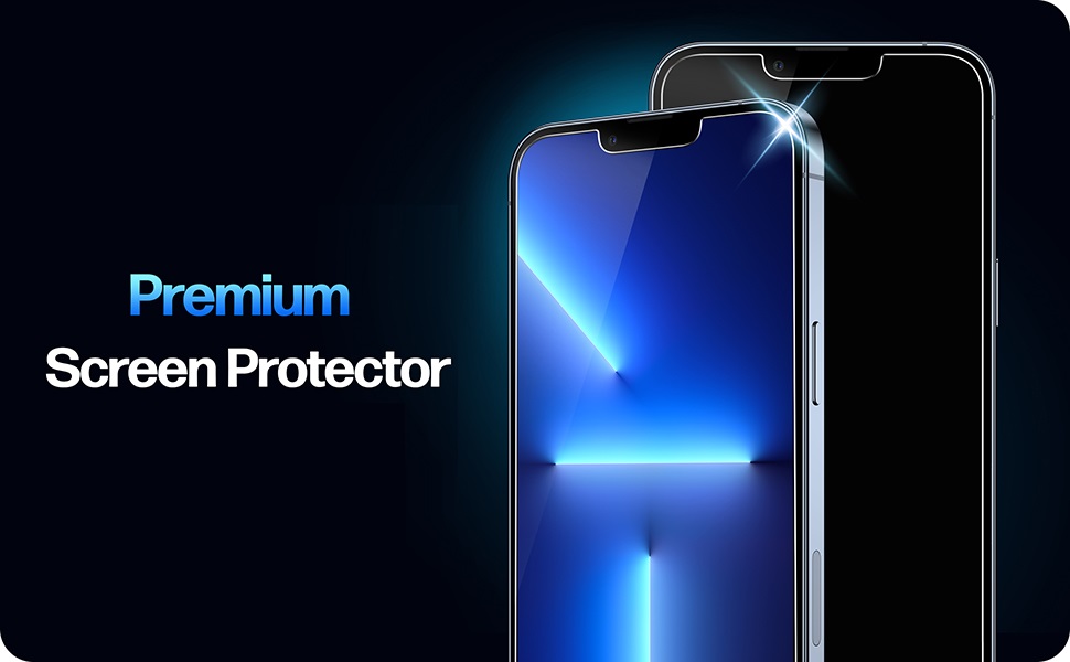 STP FEEL® EZEE Premium Tempered Glass Screen Protector Guard For iPhone