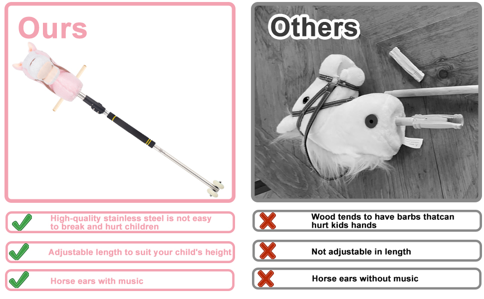 stick horse for toddlers 3-12 horse stick horse stick plush