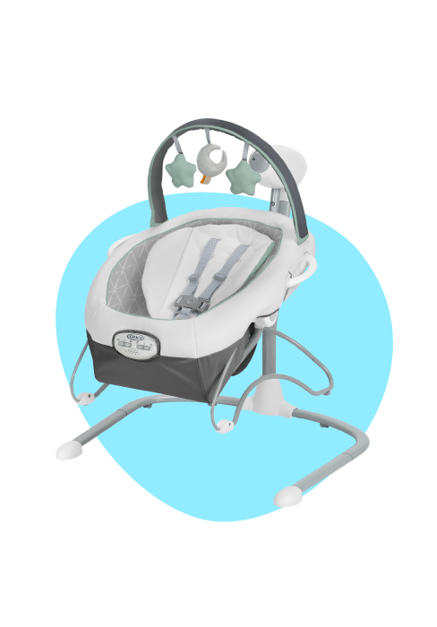 Simple Sway Swing Soothe ‘n Sway LX bouncer songs sounds speeds vibration toy infant support comfort