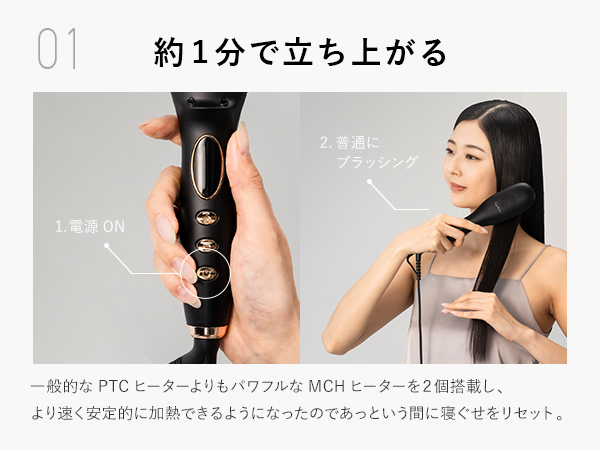 Amazon | Lupilina®（ルピリーナ）ヒートブラシ プラズマイオン
