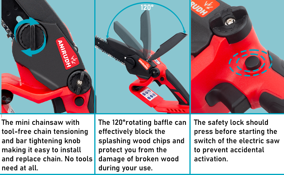 Cordless Mini Chainsaw for Milwaukee M18 Battery,Small