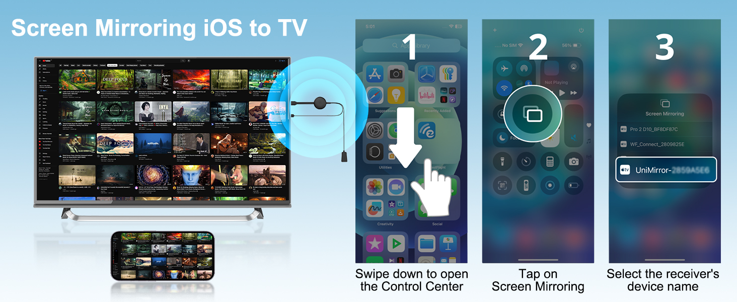 wireless hdmi screen mirroring device