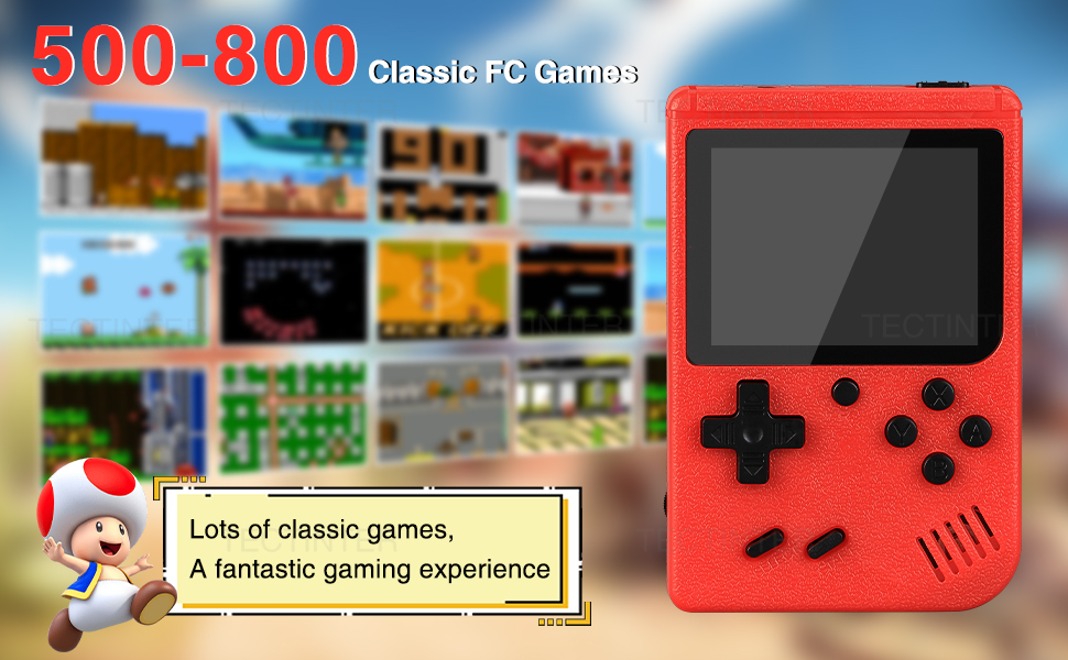 Handheld Game Console with 500 FC GamesRetro Game Console Portable