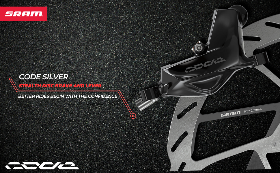 Amazon.com: SRAM, Code Silver Stealth, MTB Hydraulic Disc