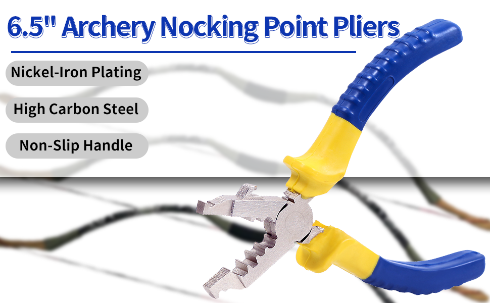 SPEEDWOX Archery Nocking Point Pliers D Loop String Clamp Precision Nock Plier for Bow Tool High