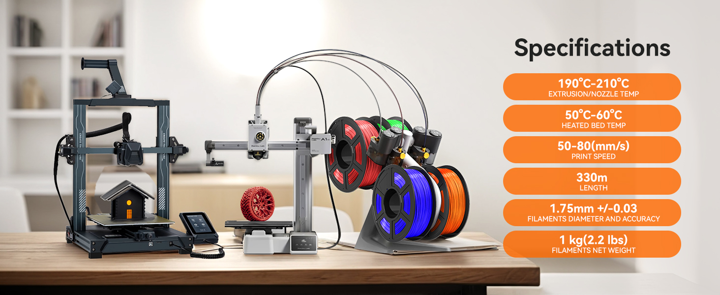 TECBEARS TPU Flexible Filament 1.75mm, 1KG 3D Printer Filament TPU