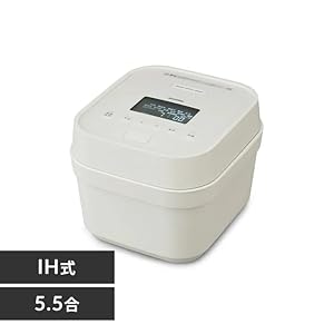 Amazon | IHジャー炊飯器 5.5合 RC-IGA50-W ホワイト | アイリス