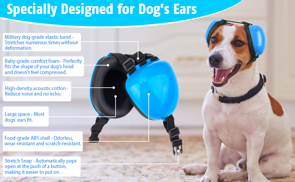 Famikako Dog Ear Muffs for Noise Protection, Noise