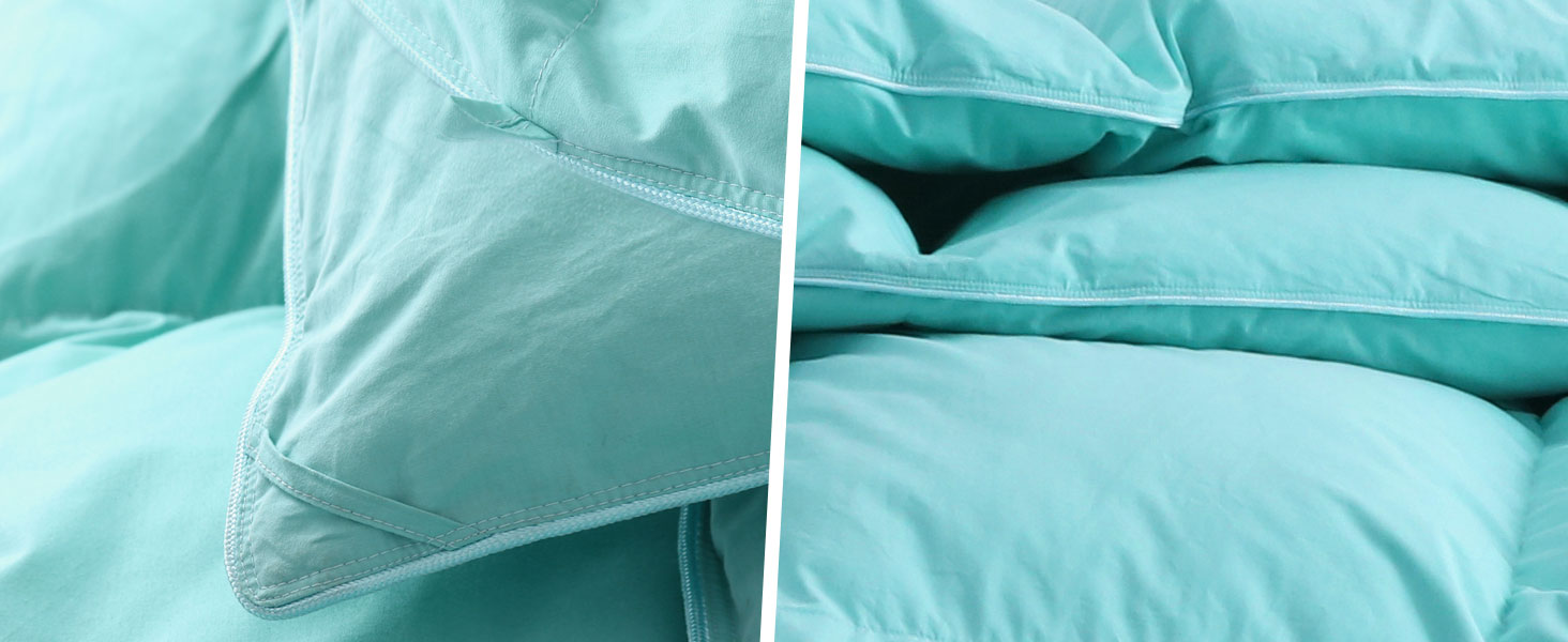 YaQunie Goose Down Comforter Calking Size All Season Down