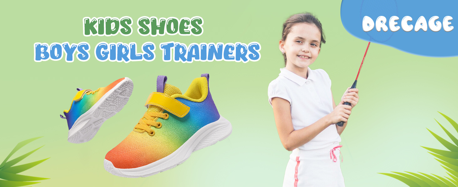 DRECAGE Boys Girls Trainers