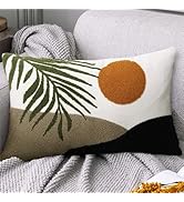 Adabana Boho Decorative Throw Pillow Covers Soft Embroidery Accent Lumbar Pillows Cover for Bed C...