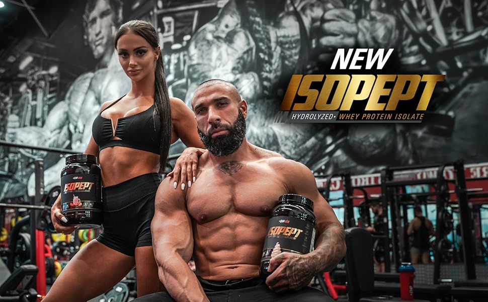 IsoPept Hydrolyzed Whey Protein Powder by EHPlabs 100 Whey Protein