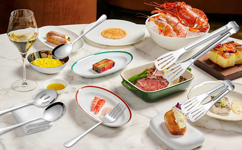 14 Pcs Serving Utensils