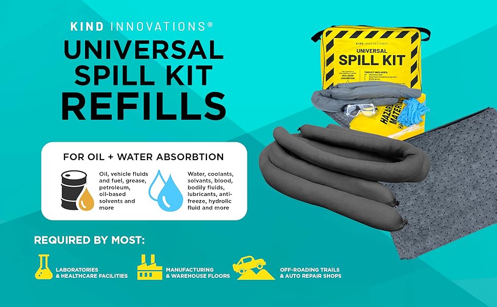 Universal Absorbent Sock Water Barrier Oil Absorbent Sock Water Absorber Absorbent Snake, Spill