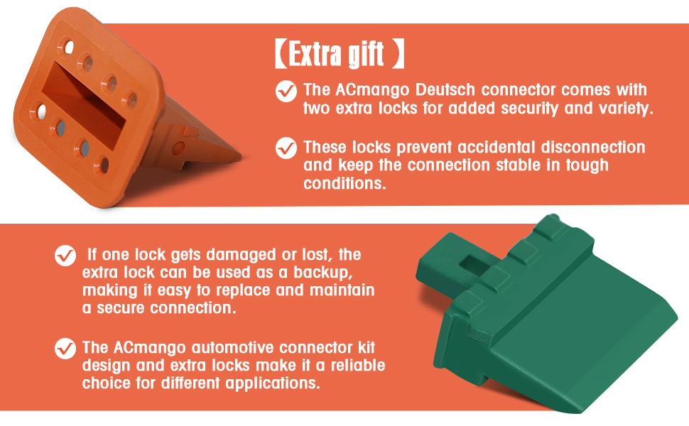 Deutsch Connector Kit Gray, 319PCS. Waterproof Automotive