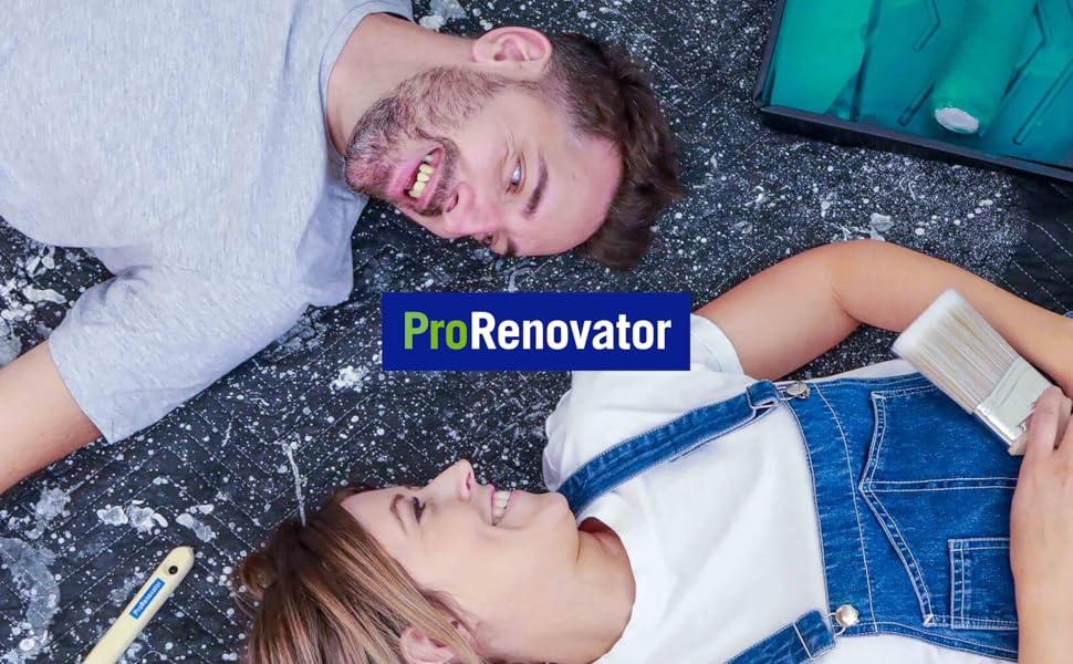 ProRenovator 8 Piece Paint Roller Set, Professional Roller Sets for