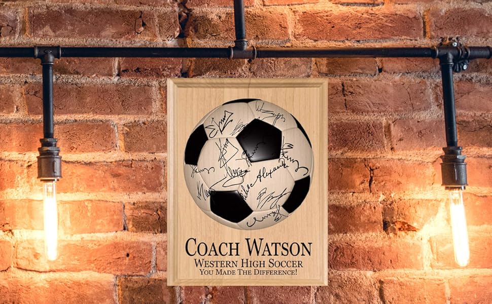 Custom Soccer Coach Gift